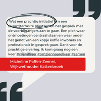 Quote wethouder Paffen